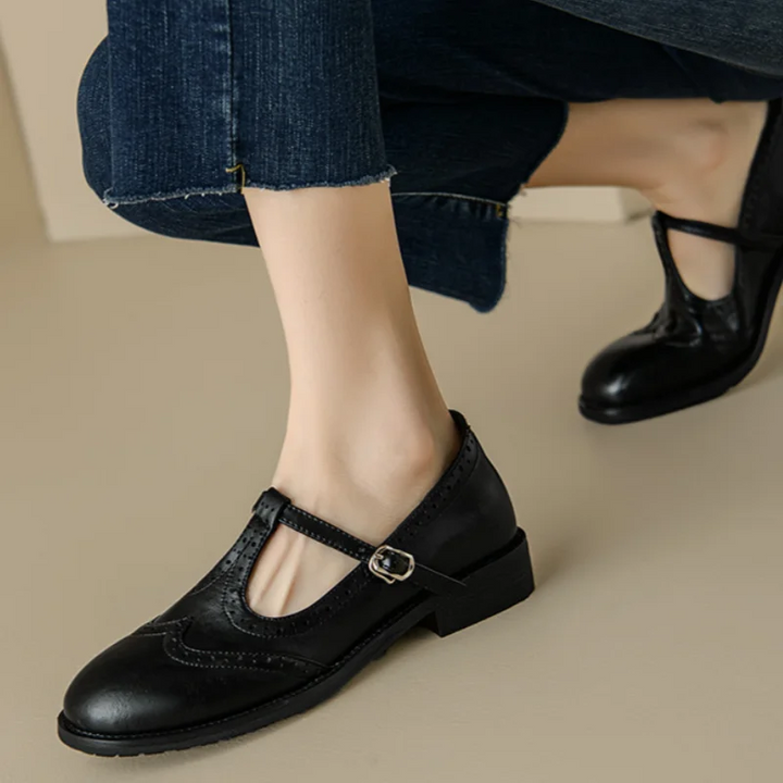 Mary Jane Block Heel Sandals