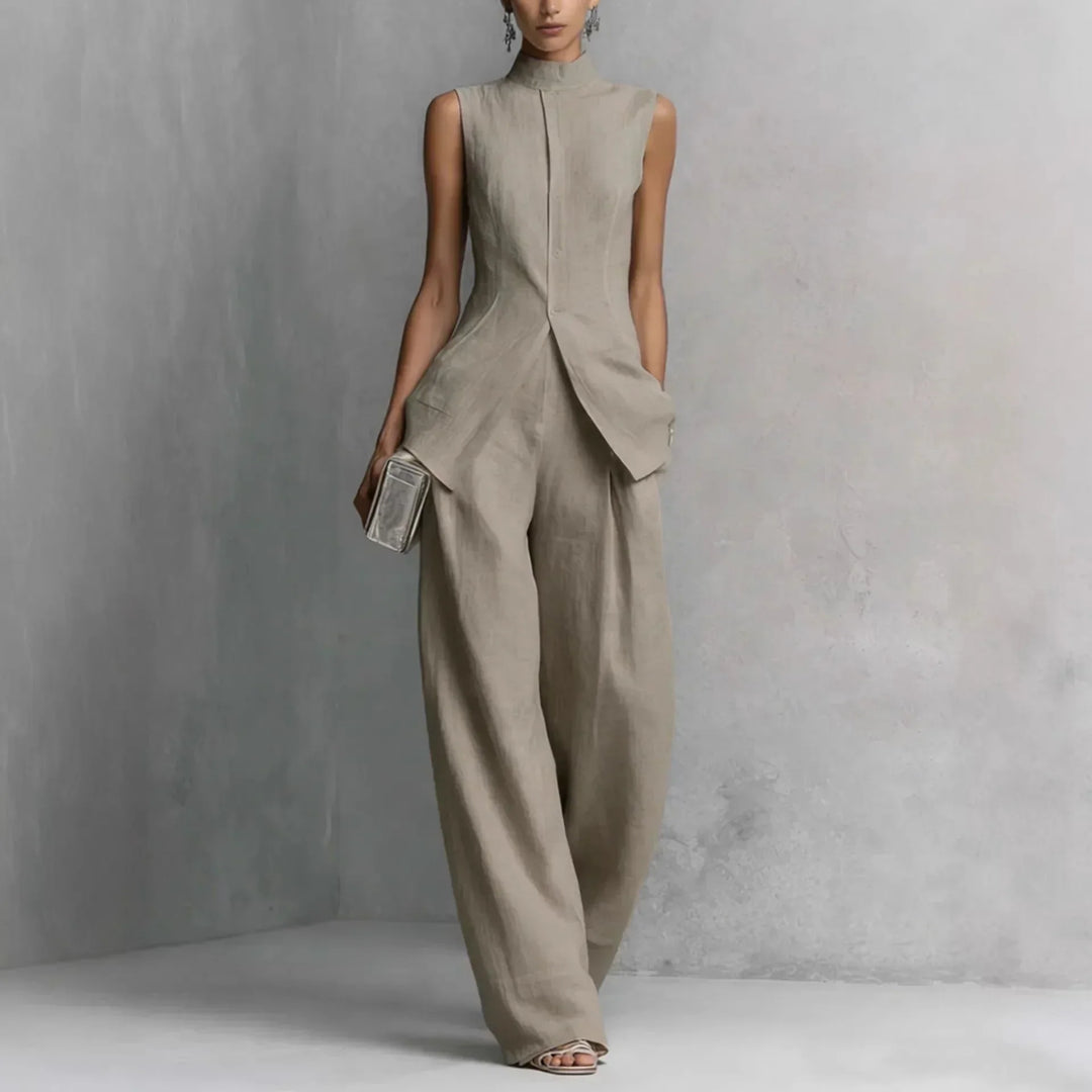 Conjunto casual de dos piezas para primavera y verano