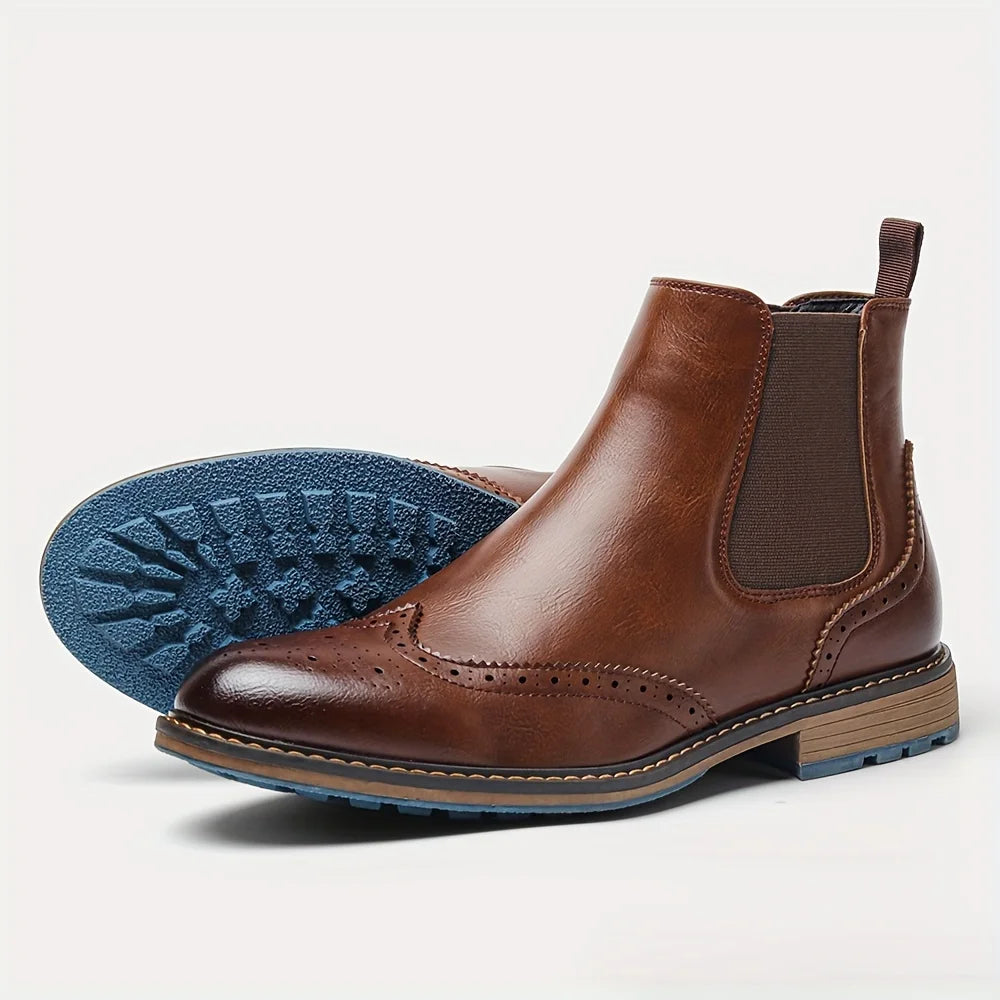 Men's Classic Sturdy Grip Chelsea Men's Boots