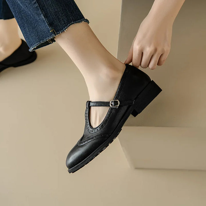 Mary Jane Block Heel Sandals