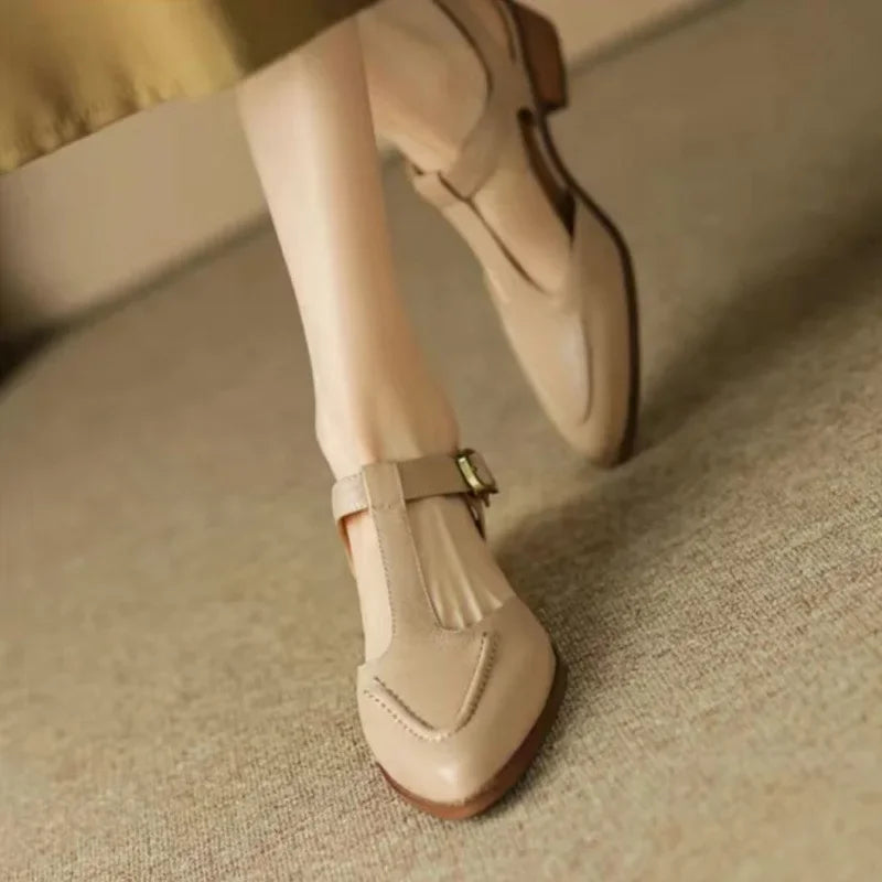 Bailarinas con punta puntiaguda y tira en T