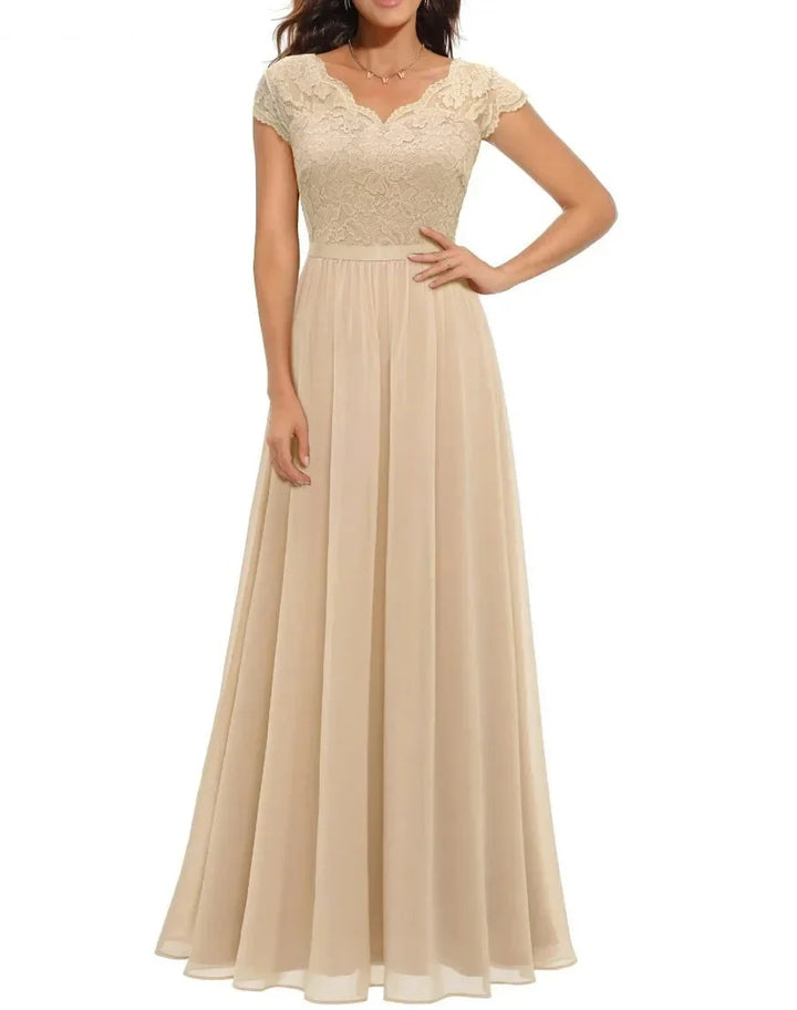 Elegant Lace Long Maxi Dress