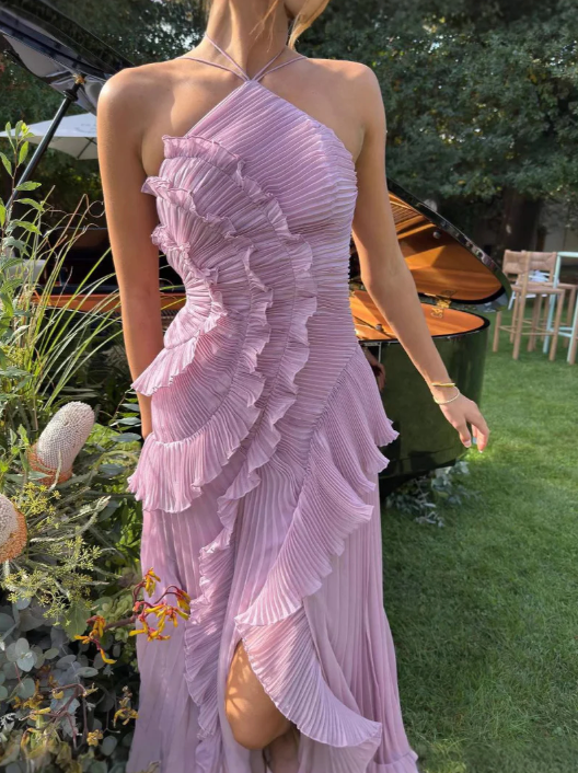 Elegant Halter Maxi Dress