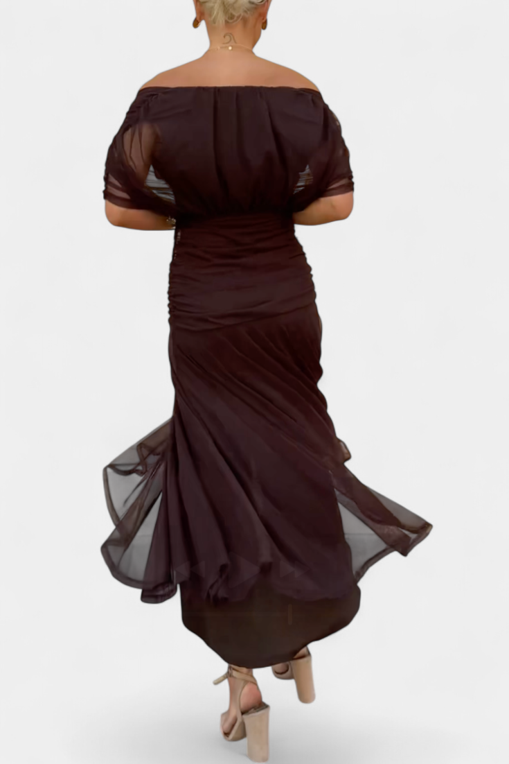Long Floral Maxi Dress with V-Neck