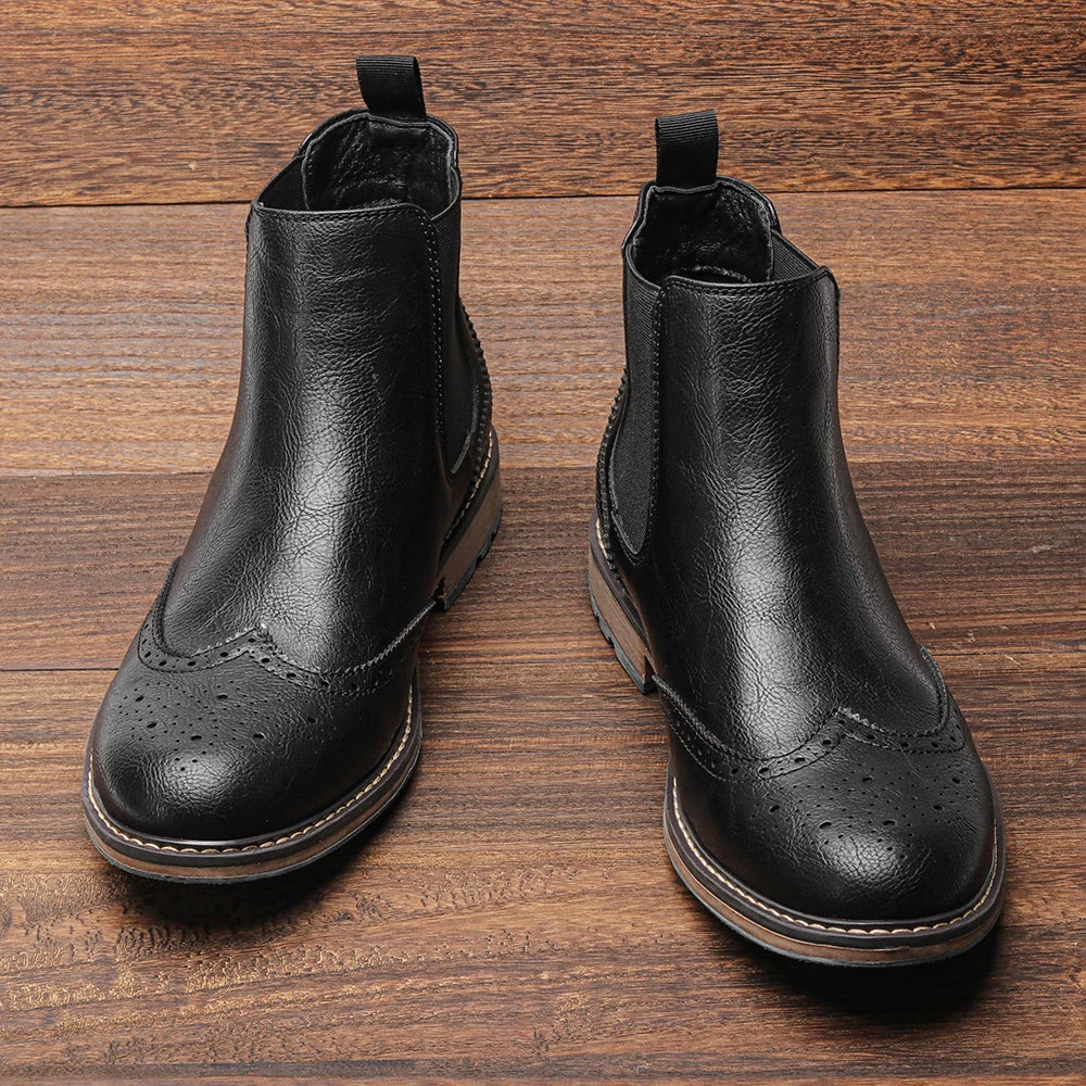 Men's Classic Sturdy Grip Chelsea Men's Boots