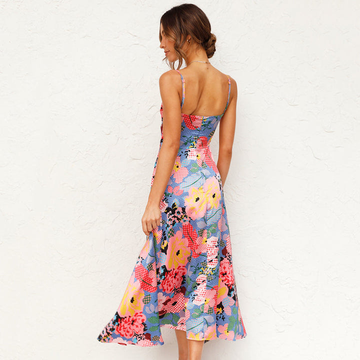 Women's Exquisite Floral Occasion Floral Wedding Guest Dress