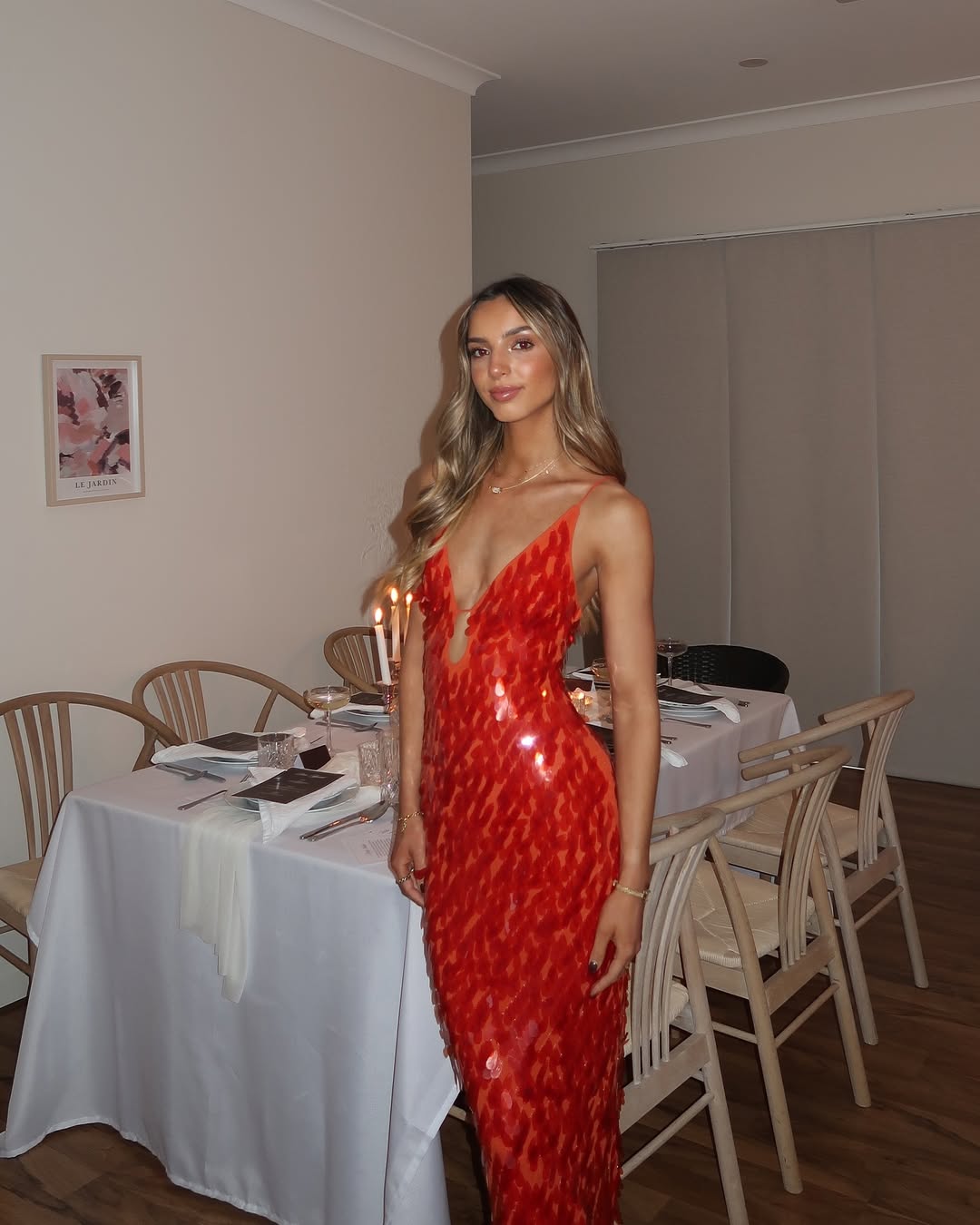 Sequin Backless Maxi Dress for Evening Celebrations