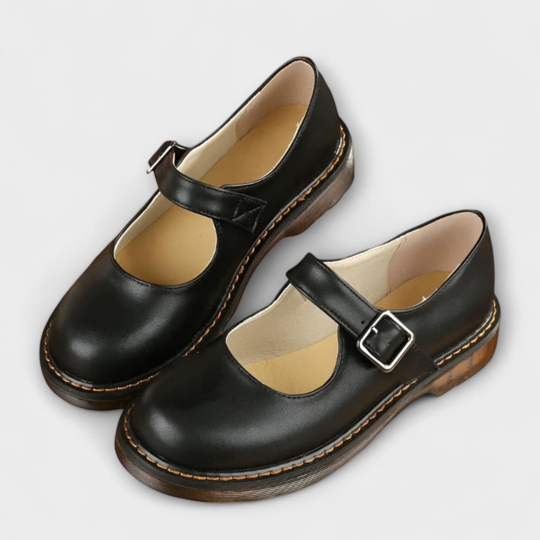 Sandalias cómodas con correa vintage