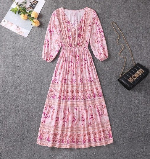 Seaside Boho Midi Dress