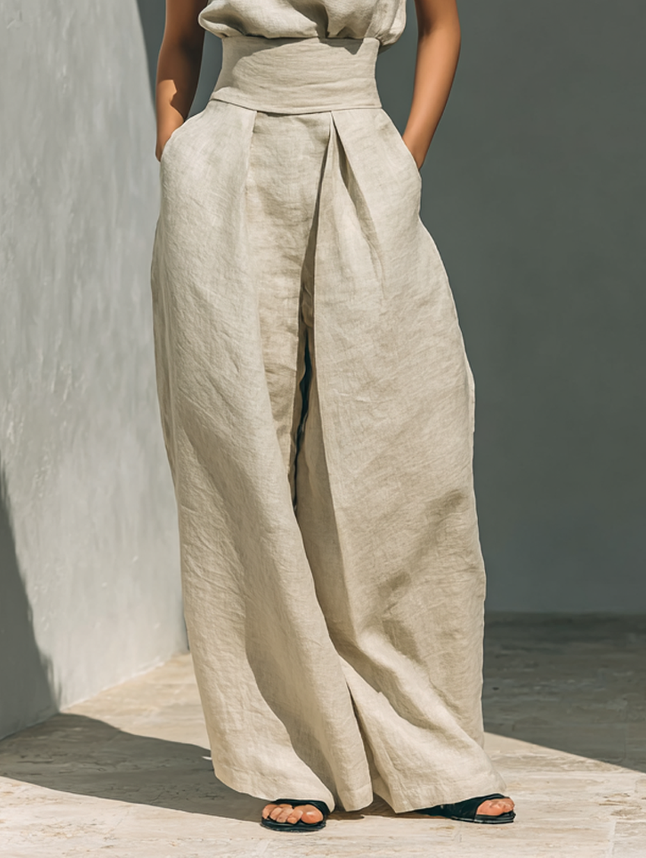 Relaxed Sleeveless Co-Ord Set