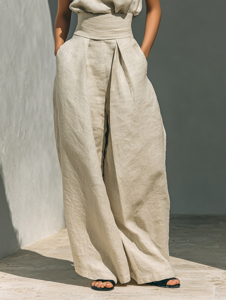 Relaxed Sleeveless Co-Ord Set
