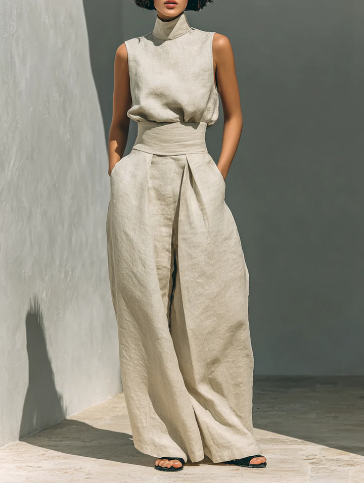 Relaxed Sleeveless Co-Ord Set