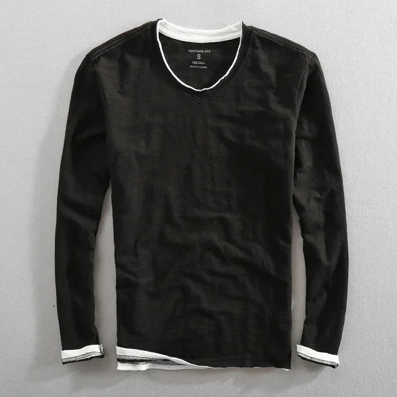 Men's Cotton Long Sleeve Shirt