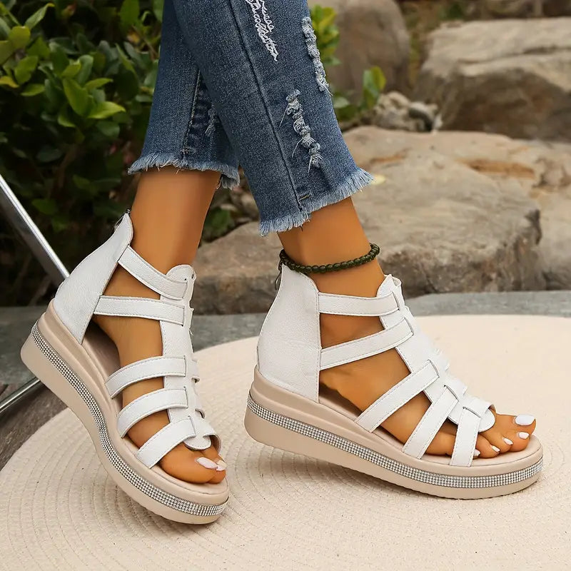 Sandalias de cuña para uso diario