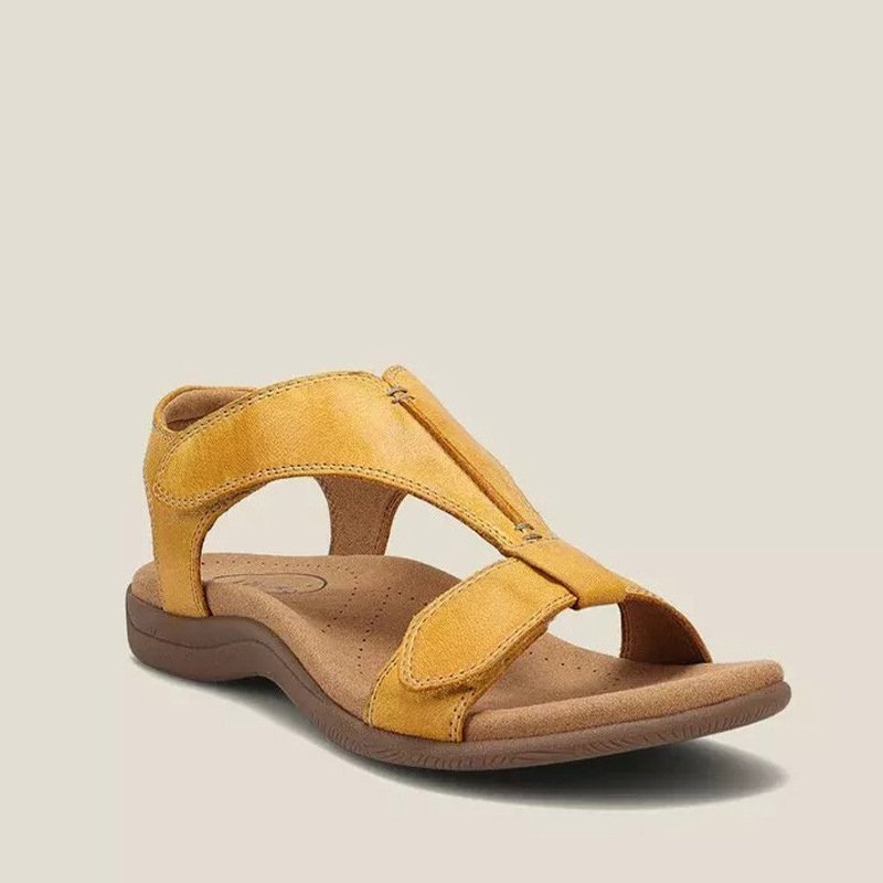 Sandalias ortopédicas de cuero confortables