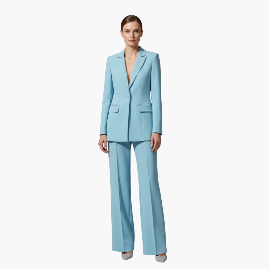 Business Casual Blazer Suit Set