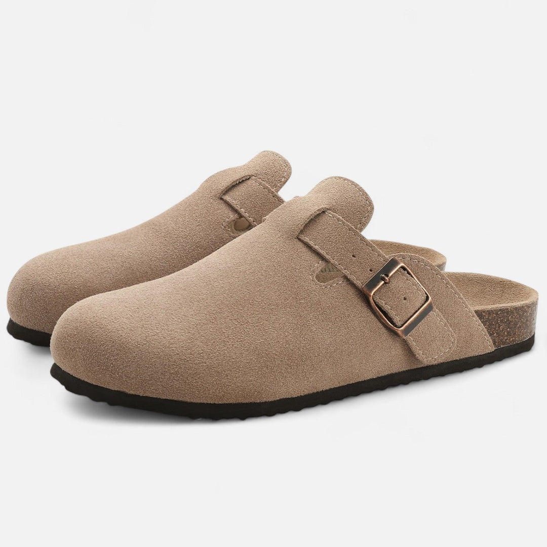Men’s Trendy Home Indoor Slip-on Suede Mules Loungewear Clog