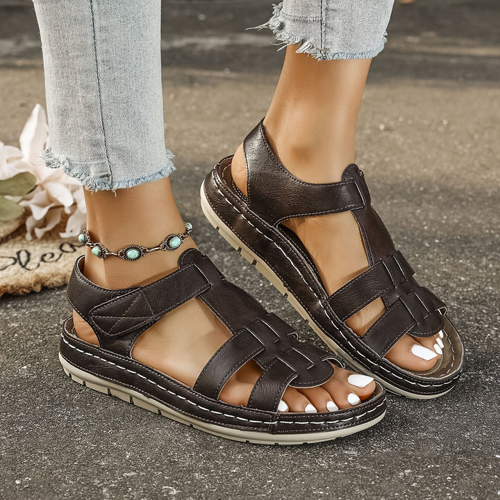 Sandalias casuales de punta abierta