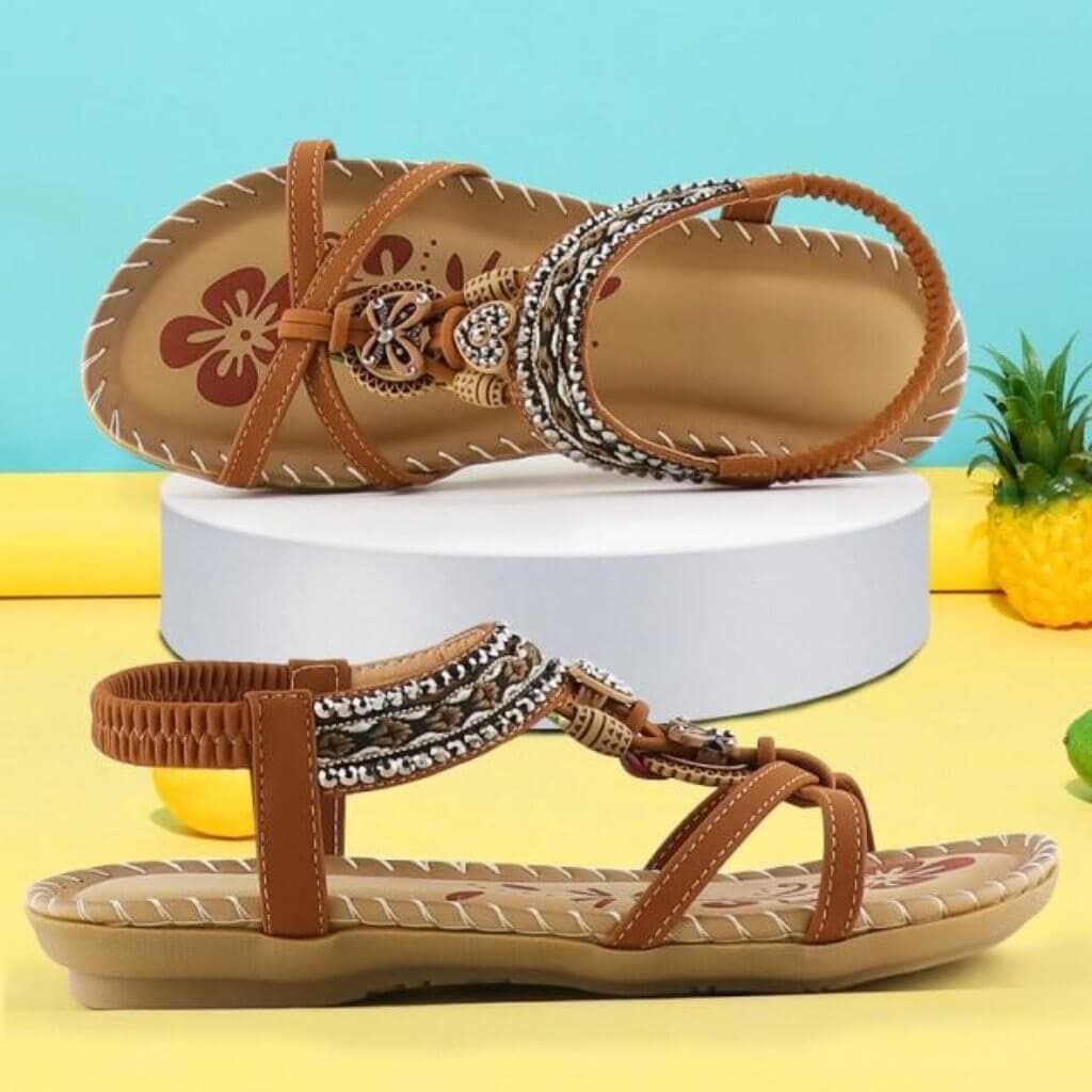 Sandalias de plataforma con comodidad acolchada