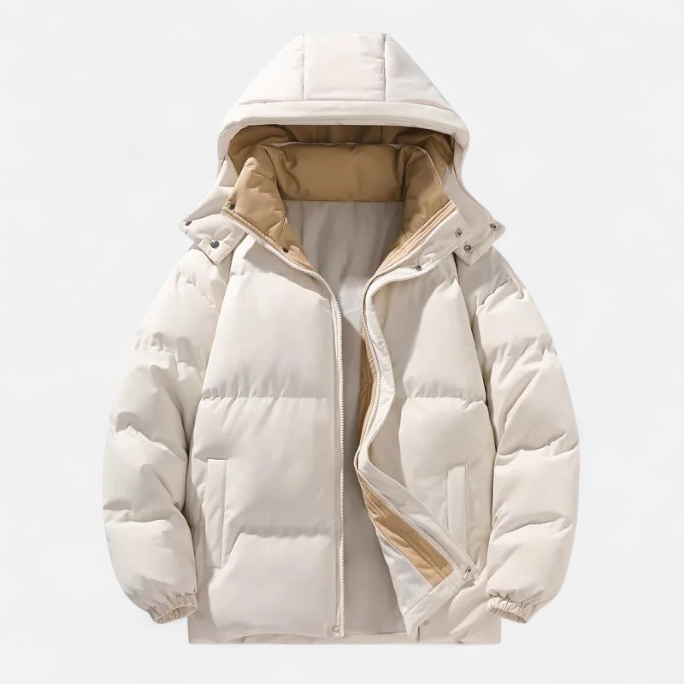 Men's Detachable Hood Padded Jacket