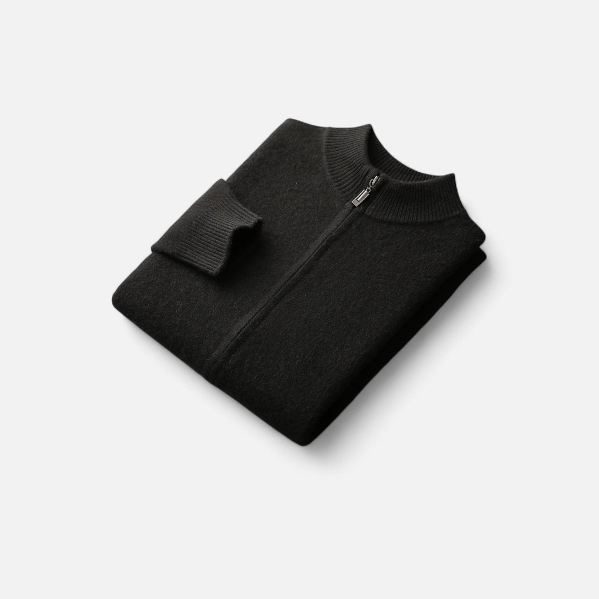 Men's Merino Wool Zip Sweater