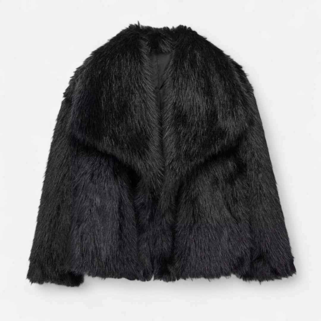 Women’s Elegance Cosy Fluffy Soft Plush Faux Fur Winter Coat