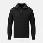Men's Wool-Blend Half-Zip Sweater