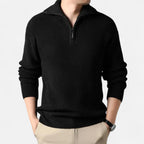 Men's Wool-Blend Half-Zip Sweater