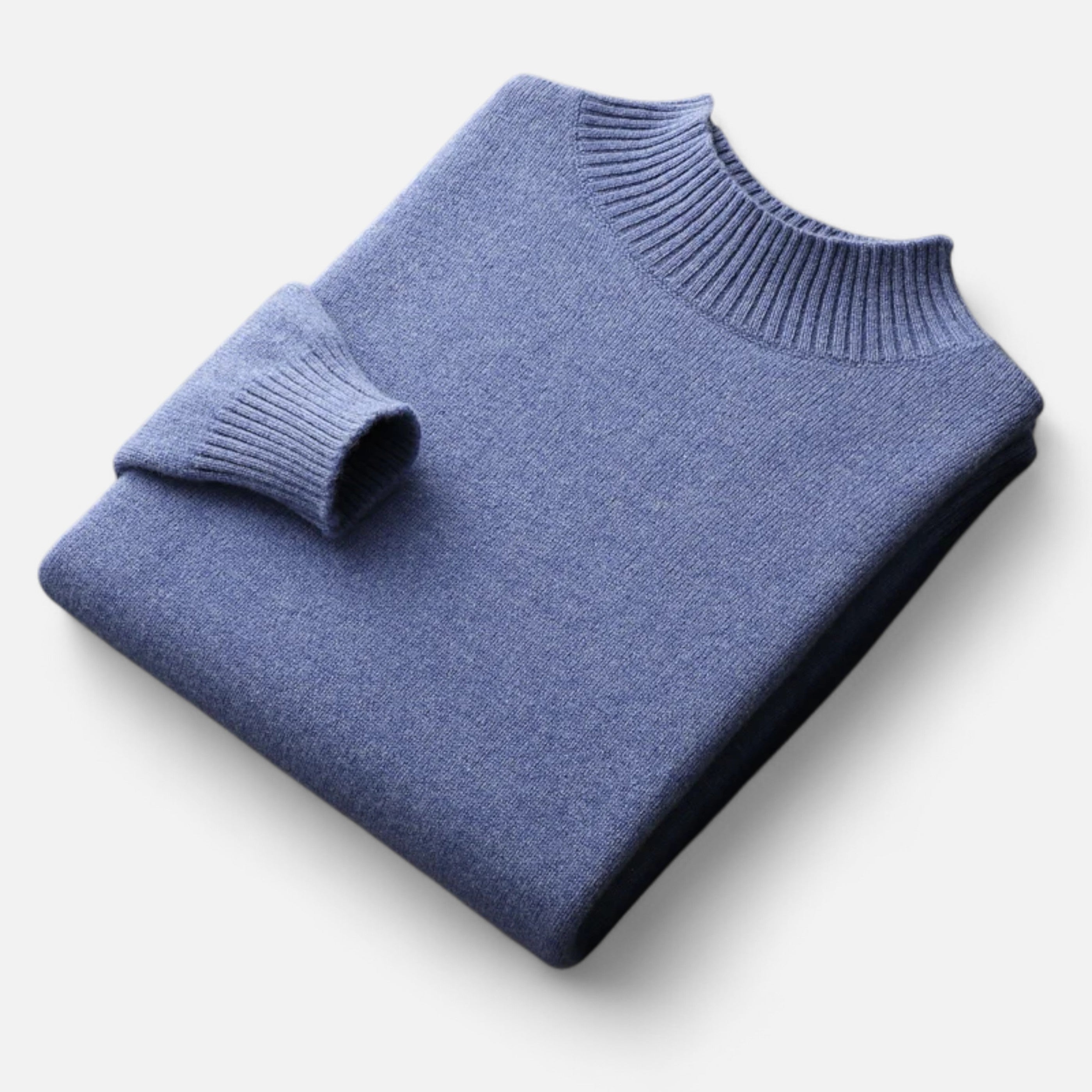 Men's Pure Wool Turtleneck Sweater