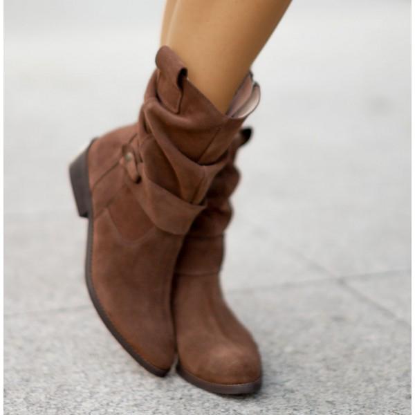 Zipper Detail Elegant Boots