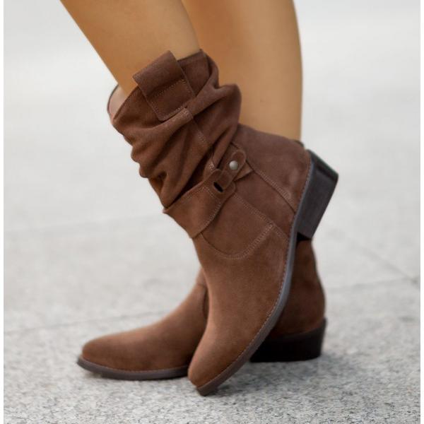 Zipper Detail Elegant Boots