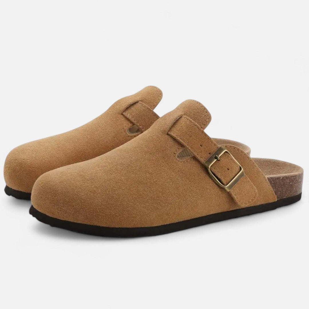 Men’s Trendy Home Indoor Slip-on Suede Mules Loungewear Clog