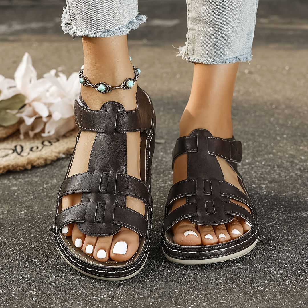 Sandalias casuales de punta abierta