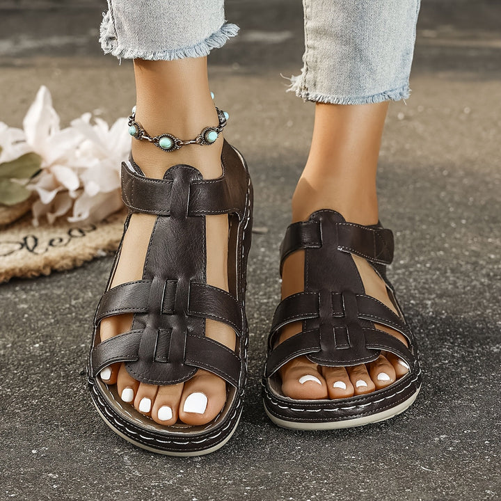 Sandalias casuales de punta abierta