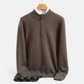 Men's Merino Wool Half-Zip Sweater