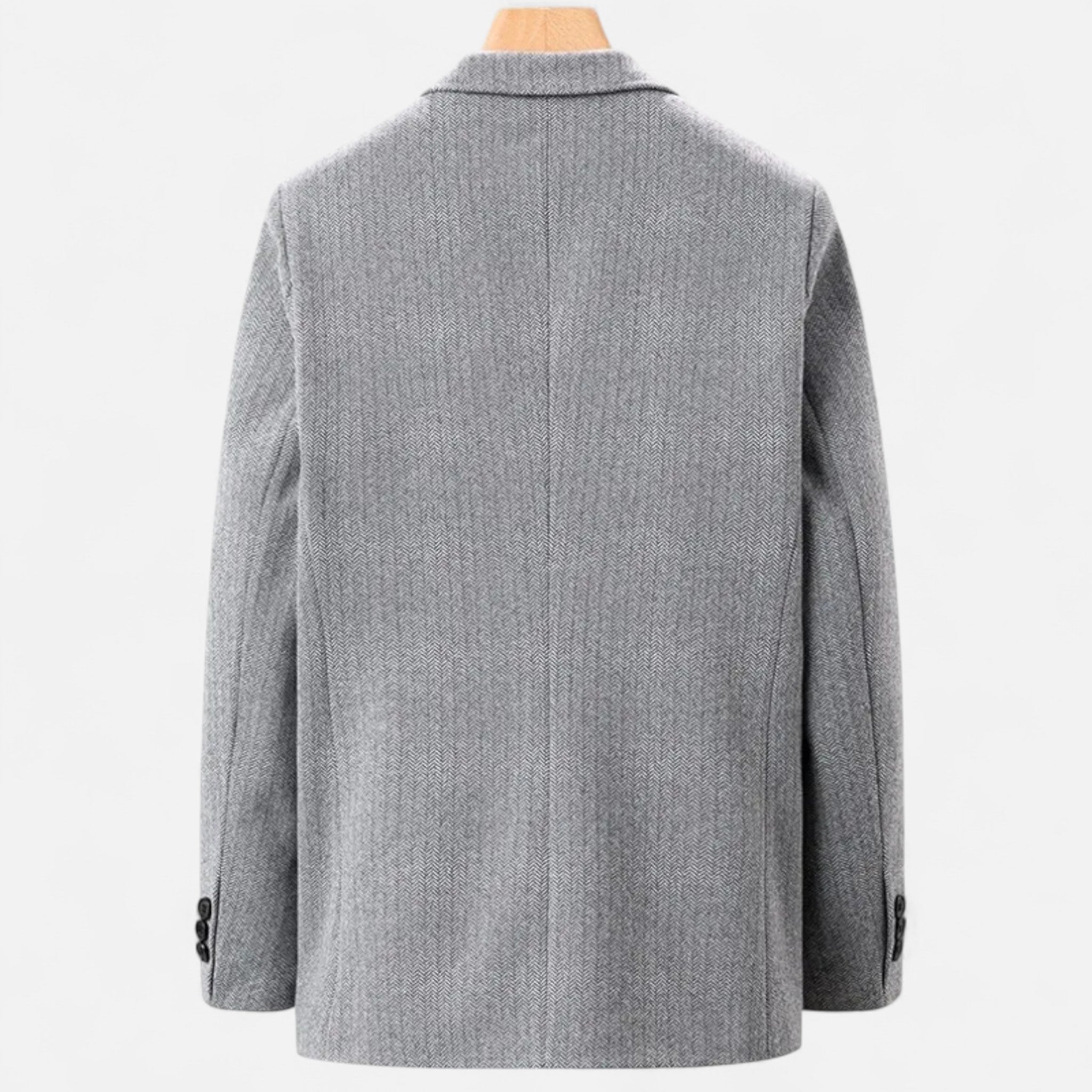 Men's Wool Blend Business Lapel Jacket
