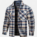 Men's Oversized Lightweight Flannel Shirt Jacket