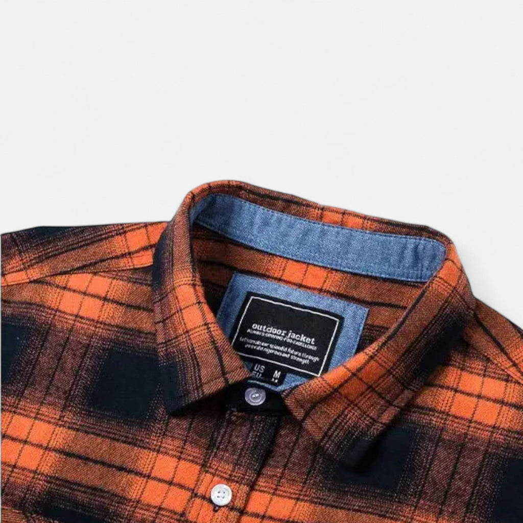 Men's Oversized Lightweight Flannel Shirt Jacket