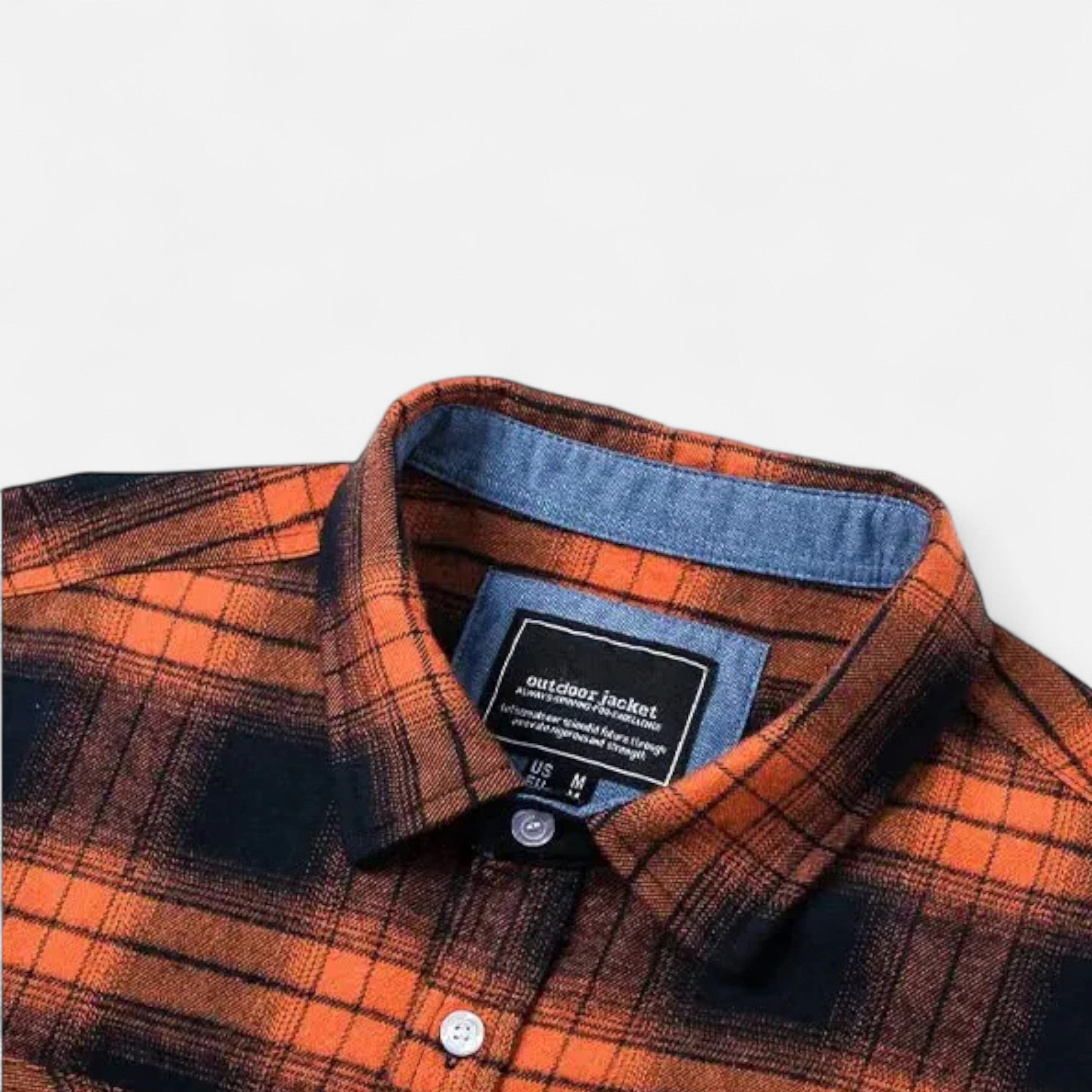 Men's Oversized Lightweight Flannel Shirt Jacket