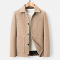 Men's Wool Blend Business Lapel Jacket