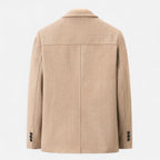 Men's Wool Blend Business Lapel Jacket