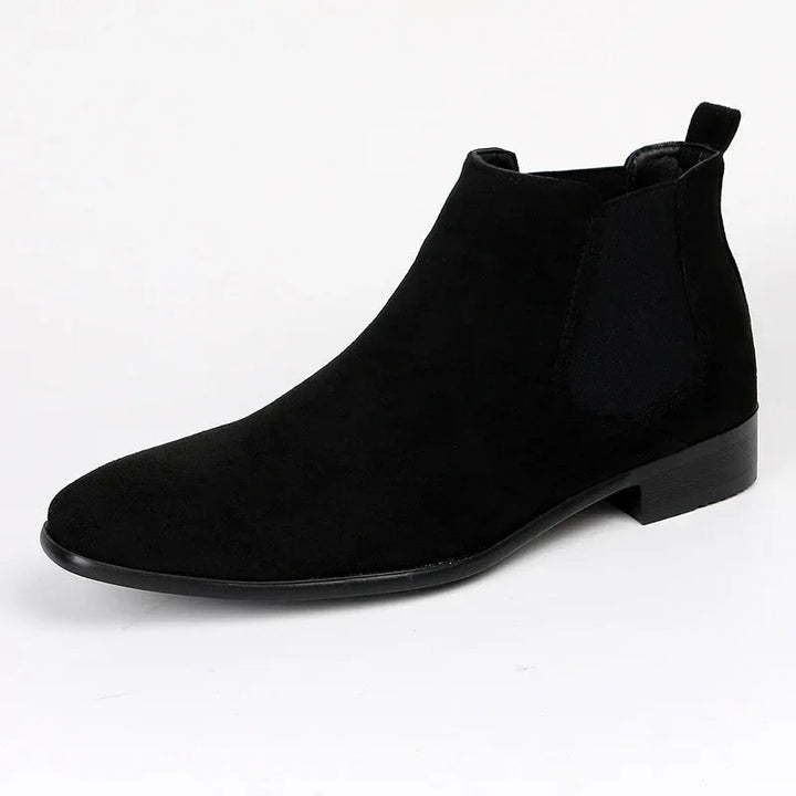 Men's Functional Pull-on Ankle Chelsea Boots with Elastic Gusset