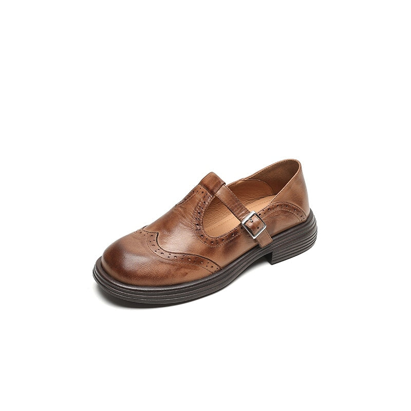 Vegan Leather Mary Jane Sandals