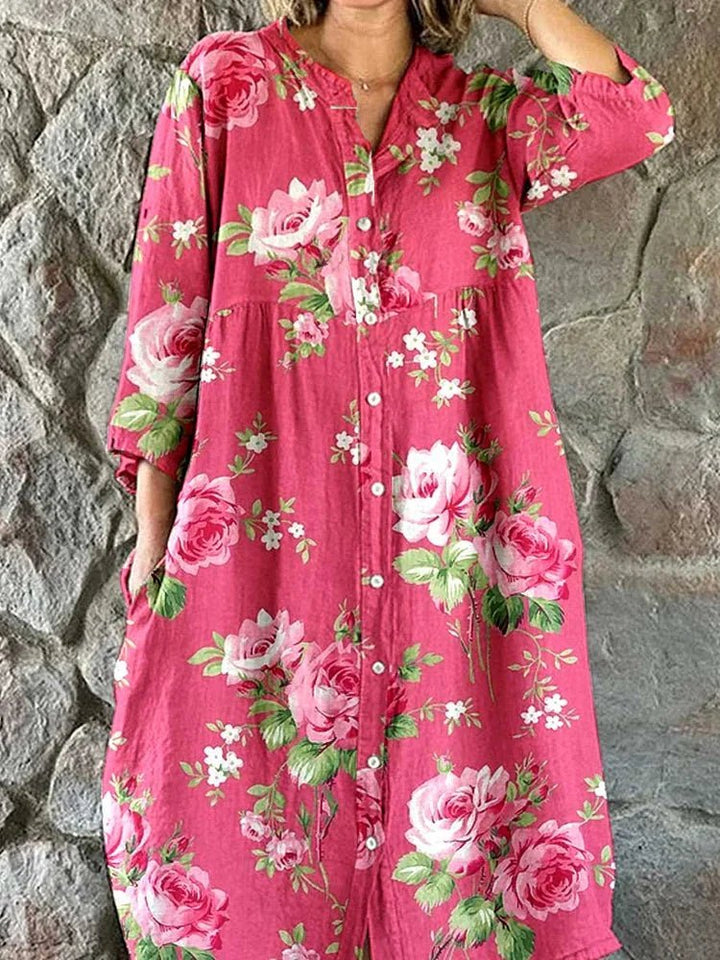 Artistic Floral Dress