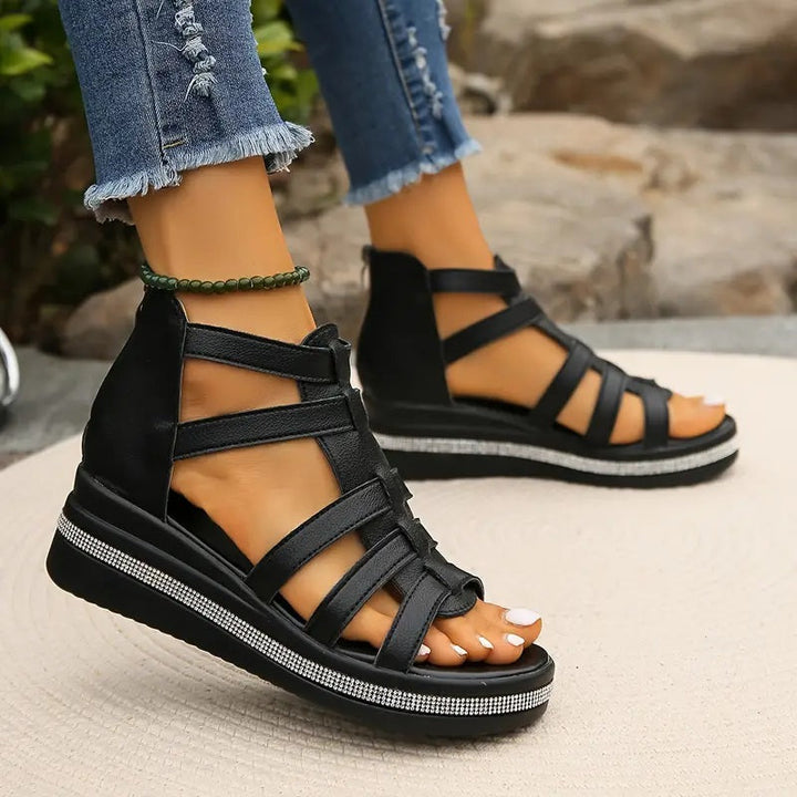 Sandalias de cuña para uso diario