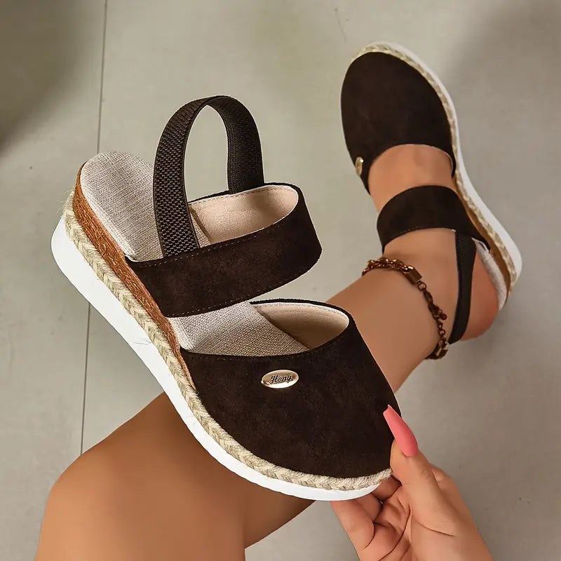 Sandalias ortopédicas con plataforma y comodidad