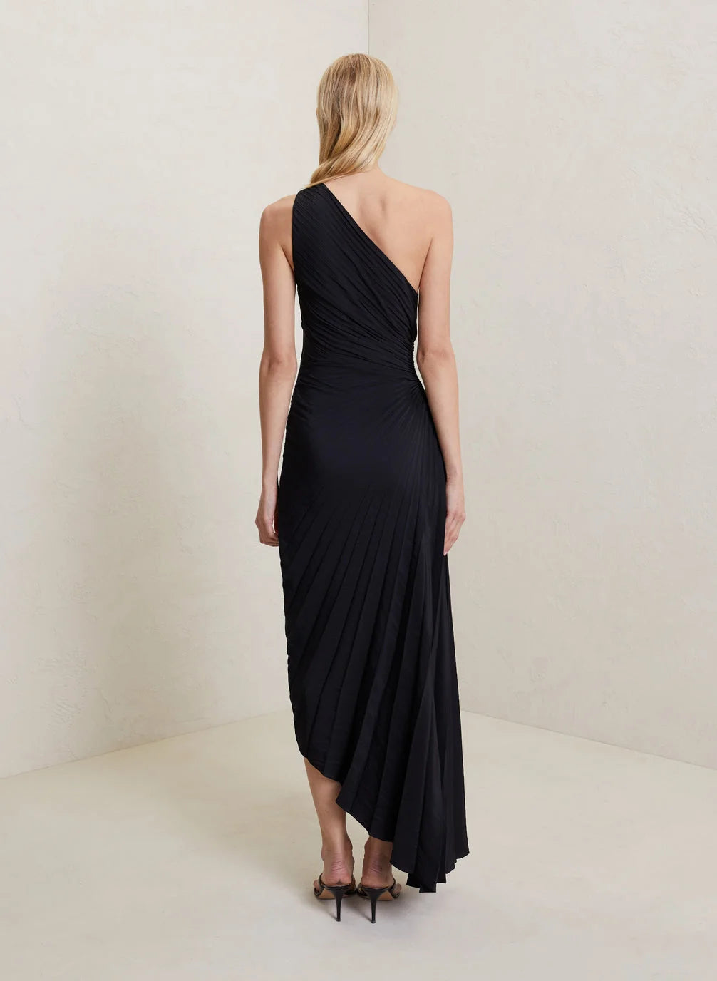 Luxurious Evening Party Asymmetric Maxi Dress for Women