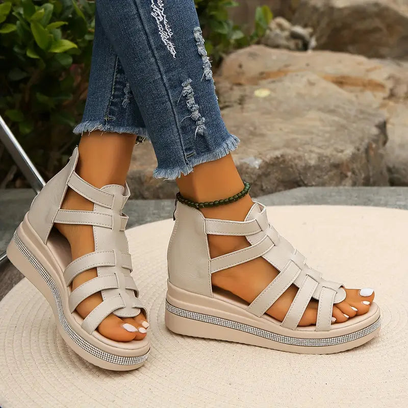 Sandalias de cuña para uso diario