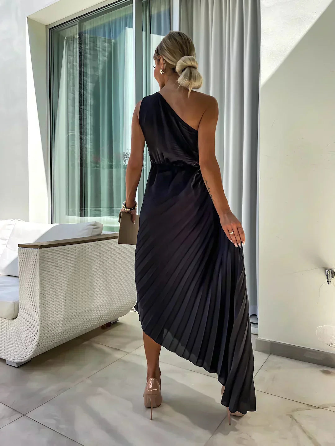 Wedding Guest Floral Midi Dress for Garden Weddings