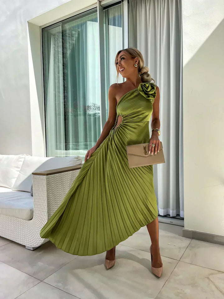 Wedding Guest Floral Midi Dress for Garden Weddings